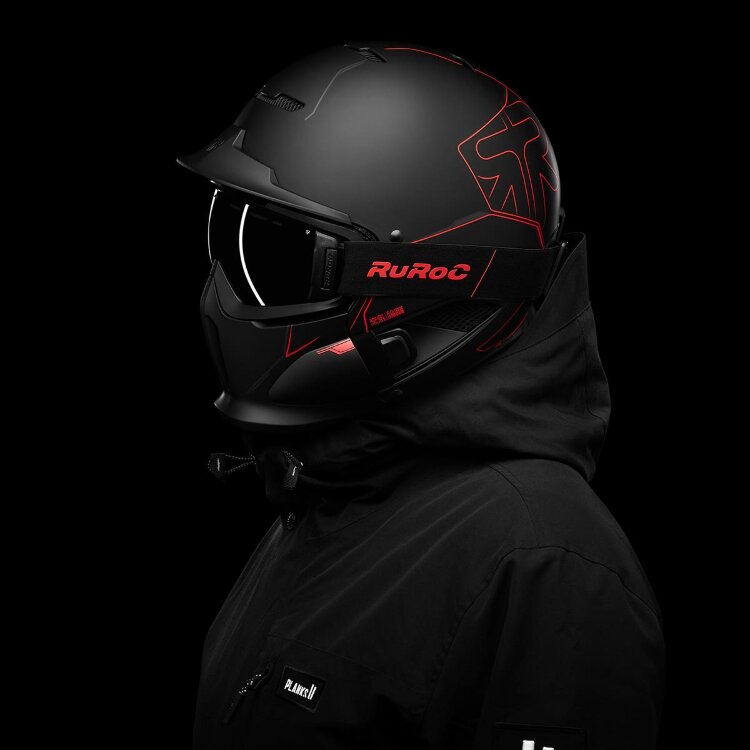 Шлем горнолыжный RUROC RG1-DX INFERNO