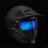 Линза для маски RUROC Berserker Blue Iridescent 2021