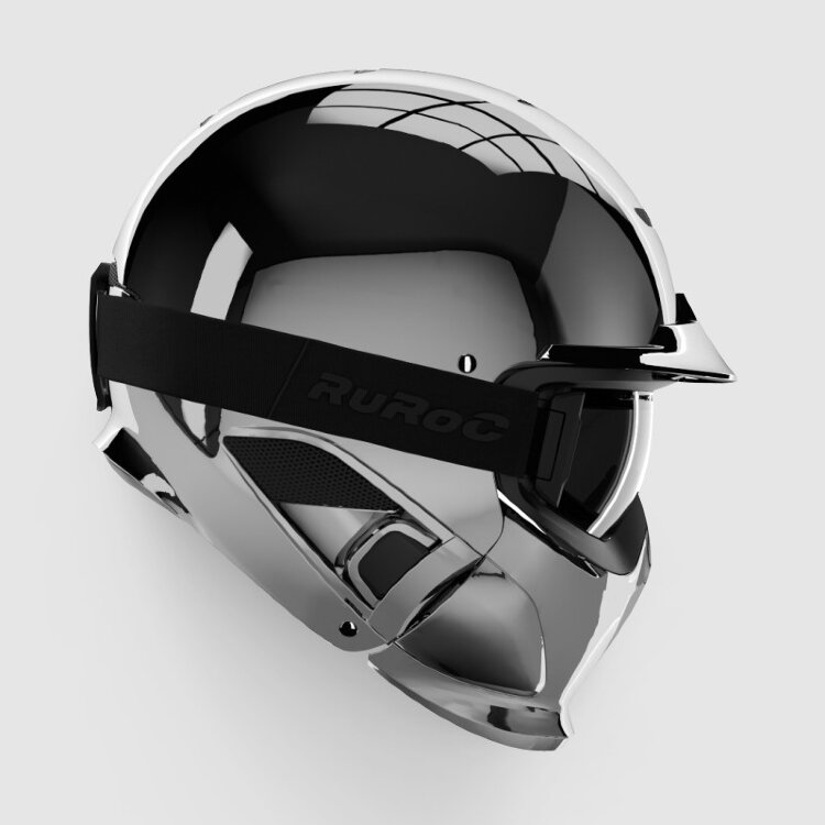 Шлем RUROC Rg1-Dx Chrome