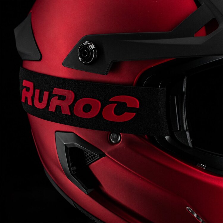 Мотошлем RUROC Berserker Carbon Crimson